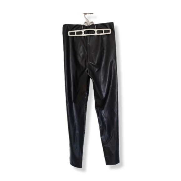 NWOT H&M FAUX LEATHER LEGGING SZ 4 - Picture 4 of 4